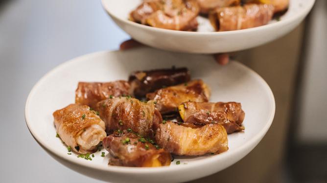 proscuitto peaches